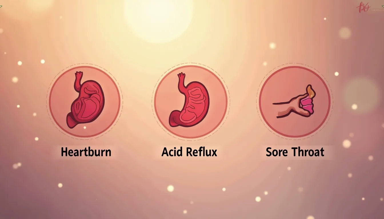 أبرز أعراض ارتجاع المريء للحامل